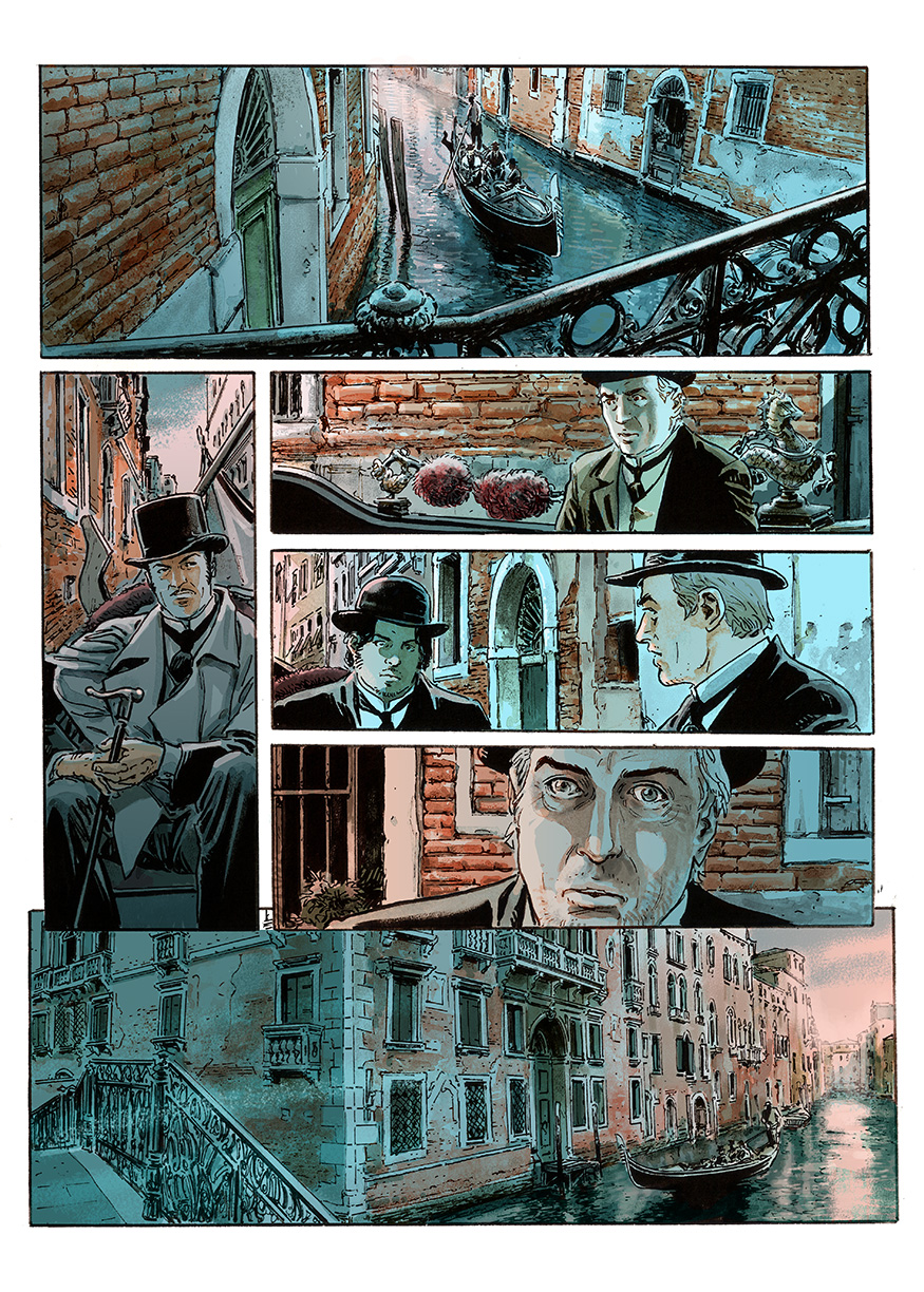 "Les spectres de Venise" (c) Paquet editions